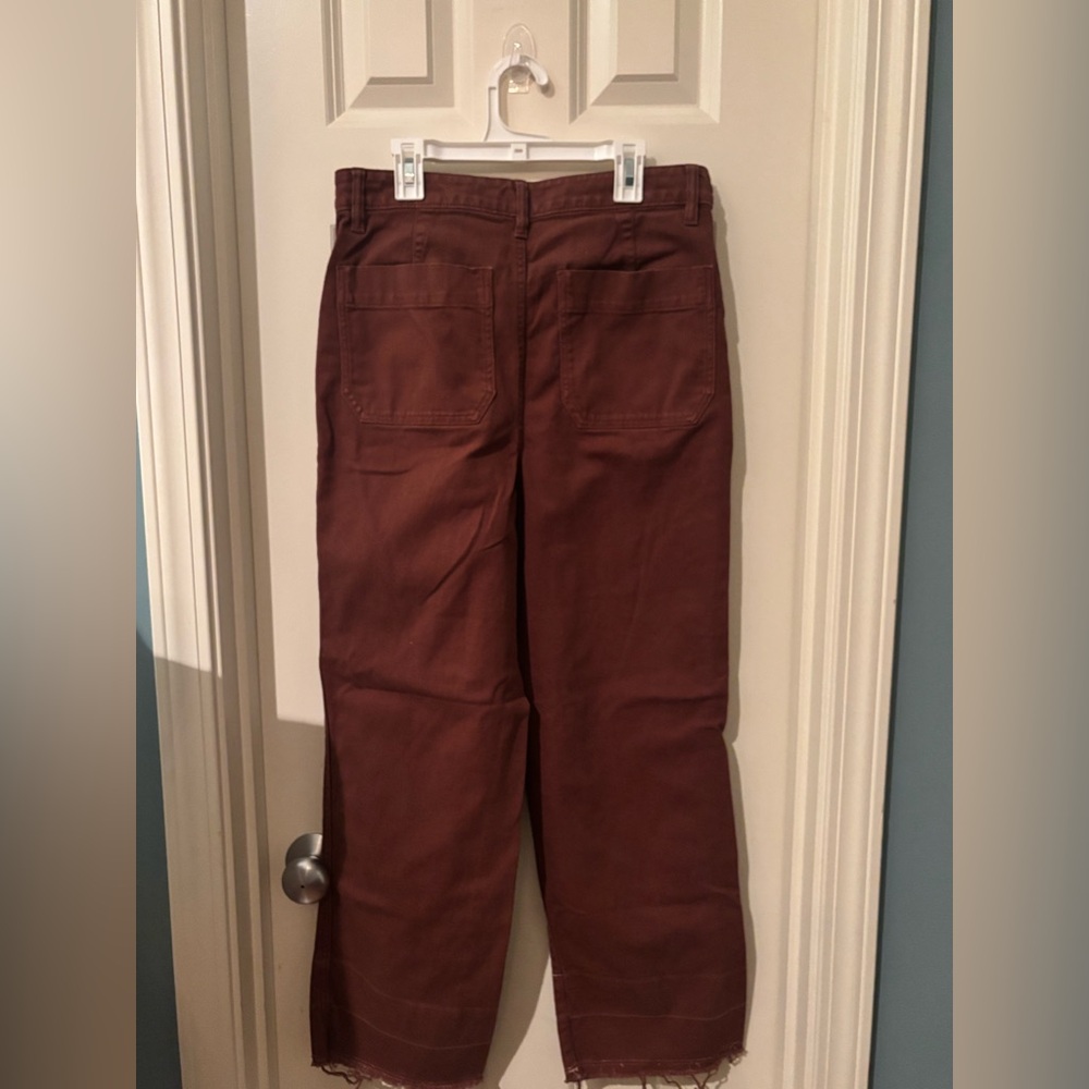 Quince Brown Wide-Leg Pants